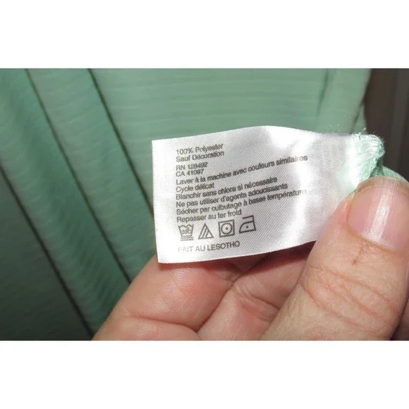 Greg Norman Men's Play Dry Mint Green Short Sleeve Golf Polo Shirt Size XL - Picture 8 of 8